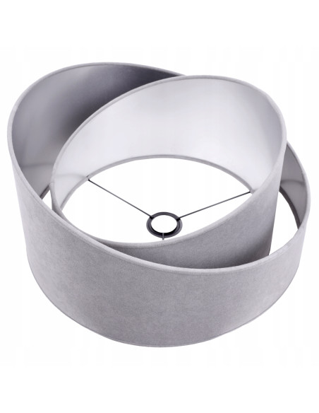 Lampa MEDIOLAN z regulowanym srebrnym abażurem – nowoczesne oświetlenie do eleganckich wnętrz