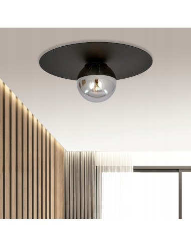 Lampa sufitowa SOLAR - minimalistyczny plafon w eleganckim stylu do biura, kuchni i salonu