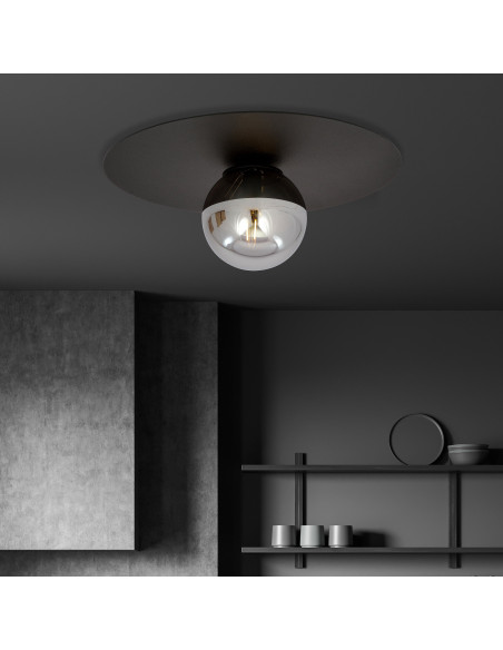 Lampa sufitowa SOLAR - minimalistyczny plafon w eleganckim stylu do biura, kuchni i salonu