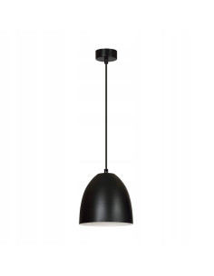 Lampa sufitowa LENOX - minimalistyczny metalowy klosz w kolorze czarnym lub białym, idealna do loftowych wnętrz. 2
