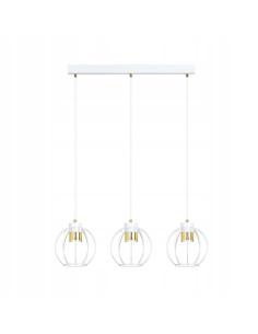 Lampa sufitowa AJAX - nowoczesne oświetlenie do dużych wnętrz, okrągła, metalowa, z regulacją punktów świetlnych 2