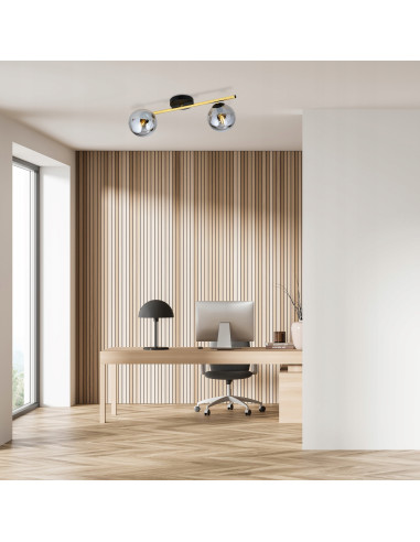 Lampa sufitowa SPLENDI z efektem rtęciowym – elegancki żyrandol glamour do salonu, kuchni i jadalni