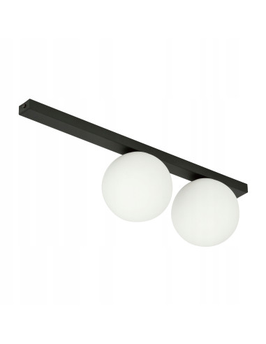 Plafon FIT - Nowoczesna Lampa Sufitowa w Stylu Minimalistycznym z Czarnymi Akcentami do Biura i Salonu