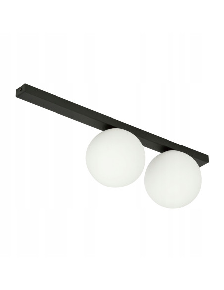 Plafon FIT - Nowoczesna Lampa Sufitowa w Stylu Minimalistycznym z Czarnymi Akcentami do Biura i Salonu