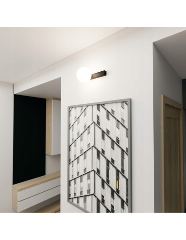 Lampa sufitowa FIT w stylu industrialnym - eleganckie i minimalistyczne oświetlenie do biura oraz jadalni.