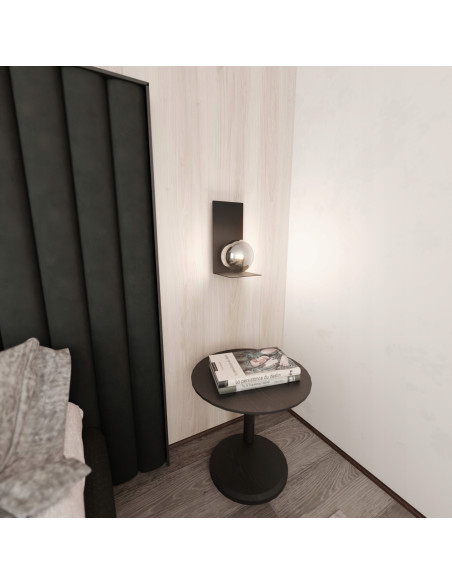 Lampa FORM Srebrna Kula - Nowoczesne Oświetlenie Minimalistyczne do Salonu i Przedpokoju, Wysoka Jakość