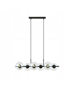 Lampa wisząca RORY z transparentnymi kloszami – nowoczesne oświetlenie do każdego stylowego wnętrza 2