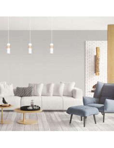 Lampa sufitowa AKARI 1 – skandynawskie oświetlenie z drewnianym akcentem do nowoczesnych wnętrz 2