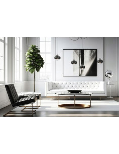 Lampa wisząca TOLEDO w stylu industrialnym z regulacją wysokości i 4 źródłami światła E14, klosze szklane z czarnym akcentem 2