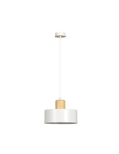 Lampa sufitowa TORIN w stylu skandynawskim, minimalistyczna, biało-beżowa, idealna do nowoczesnych wnętrz.