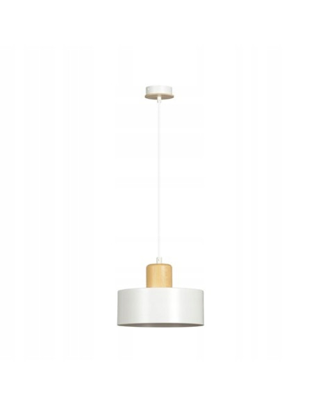 Lampa sufitowa TORIN w stylu skandynawskim, minimalistyczna, biało-beżowa, idealna do nowoczesnych wnętrz.