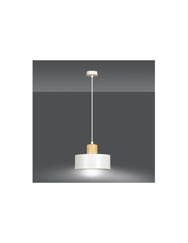 Lampa sufitowa TORIN w stylu skandynawskim, minimalistyczna, biało-beżowa, idealna do nowoczesnych wnętrz.