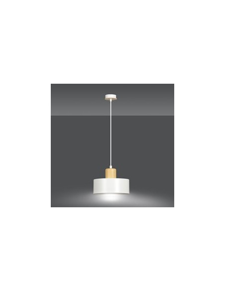 Lampa sufitowa TORIN w stylu skandynawskim, minimalistyczna, biało-beżowa, idealna do nowoczesnych wnętrz.