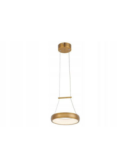 Lampa sufitowa Thea LED złota, nowoczesny ring 100 cm, energooszczędne oświetlenie do biura i jadalni