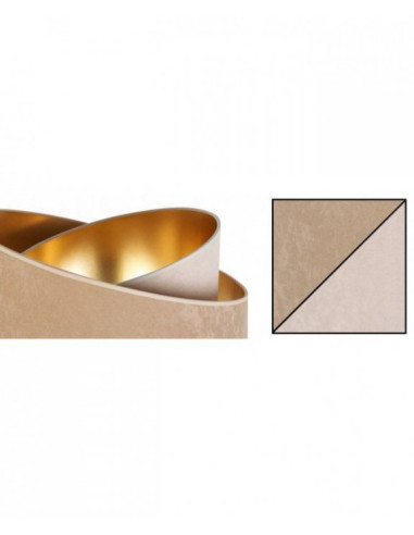 Lampa wisząca Mediolan w beżowo-złotym odcieniu – elegancja do każdego pomieszczenia i stylu.