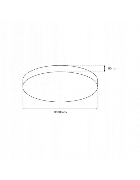Plafon LED MAYA złoty, okrągły IP44, 33 cm, 1650 lm – nowoczesne oświetlenie do łazienki z eleganckim designem