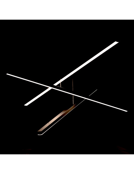 Lampa wisząca TRIO Maxlight - nowoczesny design, regulacja wysokości, LED 2200 lm, czarna, idealna do salonu i jadalni.