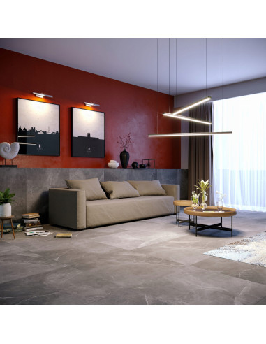 Lampa wisząca TRIO Maxlight - nowoczesny design, regulacja wysokości, LED 2200 lm, czarna, idealna do salonu i jadalni.