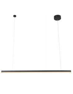 Lampa wisząca TRIO LED 150 cm - elegancka, ściemnialna, czarna, nowoczesny design do biura i jadalni