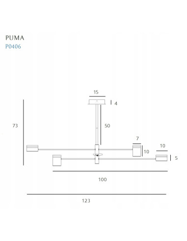 Lampa wisząca LED Puma - nowoczesne czarne oświetlenie do jadalni i salonu z dekoracyjnymi akcentami