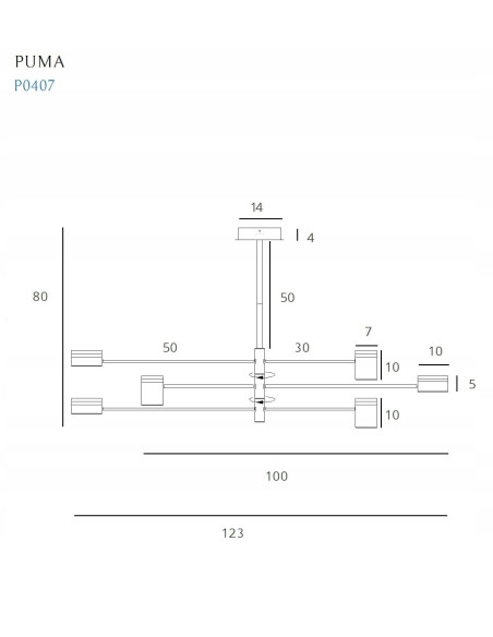 Lampa LED Puma czarna - nowoczesne oświetlenie sufitowe do biura i wnętrz minimalistycznych