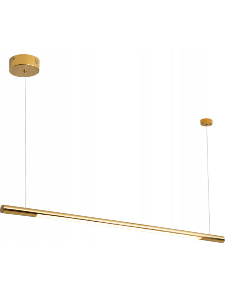 Listwa LED Organic Horizon 100cm złota - nowoczesne oświetlenie do salonu, jadalni, sypialni i biura