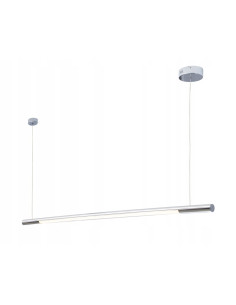 Lampa LED Maxlight Organic Horizon 140 cm – eleganckie oświetlenie w chromie do jadalni, biura i salonu