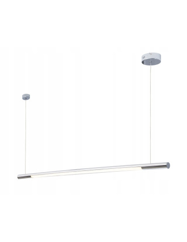 Lampa LED Maxlight Organic Horizon 140 cm – eleganckie oświetlenie w chromie do jadalni, biura i salonu