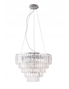 Luksusowy żyrandol kryształowy Monaco – nowoczesne oświetlenie do salonu i eleganckich wnętrz