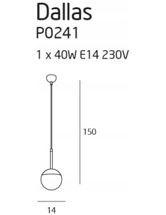 Lampa wisząca Dallas złota z mlecznym kloszem – eleganckie oświetlenie do nowoczesnych wnętrz i jadalni 2