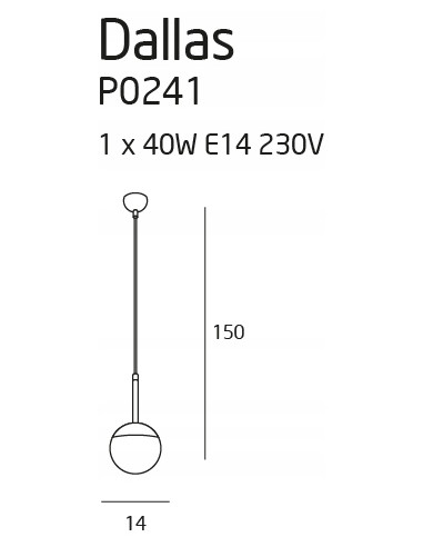 Lampa wisząca Dallas złota z mlecznym kloszem – eleganckie oświetlenie do nowoczesnych wnętrz i jadalni