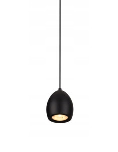 Lampka wisząca Maxlight Comet Round LED 150 cm, czarna, nowoczesne oświetlenie do wnętrz, energooszczędna 5W
