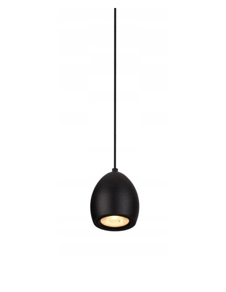 Lampka wisząca Maxlight Comet Round LED 150 cm, czarna, nowoczesne oświetlenie do wnętrz, energooszczędna 5W