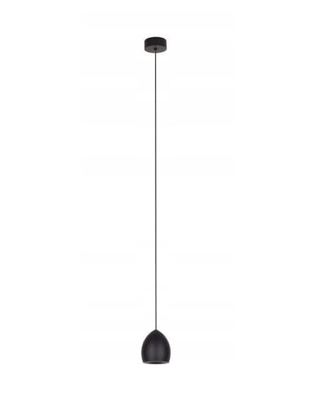 Lampka wisząca Maxlight Comet Round LED 150 cm, czarna, nowoczesne oświetlenie do wnętrz, energooszczędna 5W