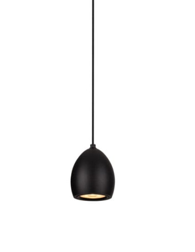 Lampka wisząca Maxlight Comet Round LED 150 cm, czarna, nowoczesne oświetlenie do wnętrz, energooszczędna 5W