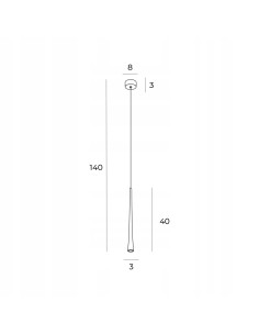 Lampa elegancka Maxlight Coffee złota, nowoczesne oświetlenie do restauracji i przestrzeni komercyjnych 2