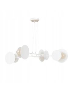 Lampa sufitowa IDEA z geometrycznymi kształtami i złotymi akcentami – nowoczesny dodatek do eleganckich wnętrz.