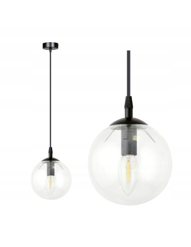 Lampa sufitowa COSMO – nowoczesny design z metalem i szkłem, idealna do kuchni, jadalni, biura i salonu.