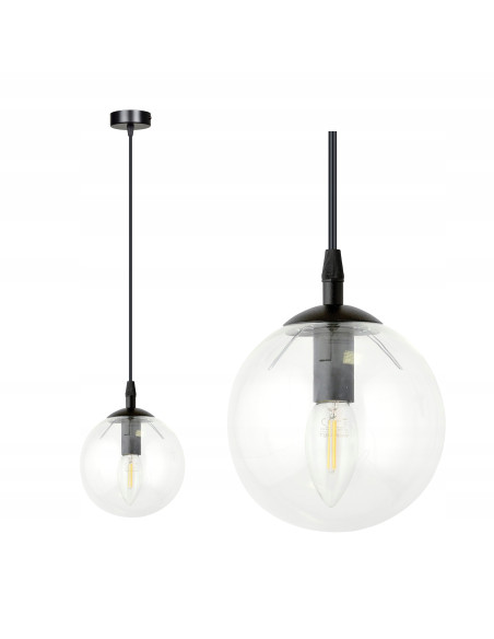 Lampa sufitowa COSMO – nowoczesny design z metalem i szkłem, idealna do kuchni, jadalni, biura i salonu.