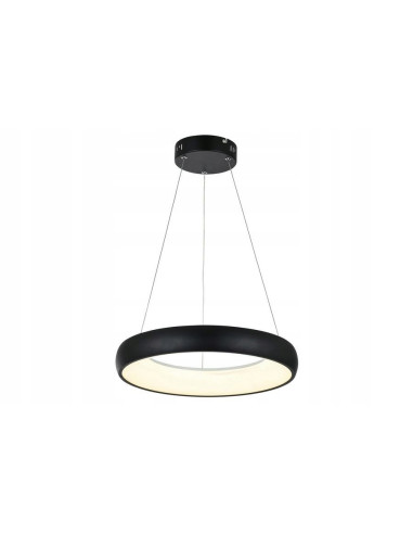 Lampa sufitowa LED RING Lima czarna, 24W, 1920 lumenów - nowoczesna elegancja do każdego wnętrza.