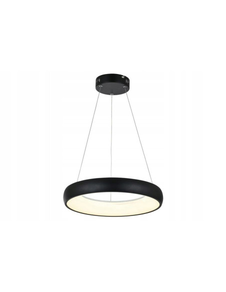Lampa sufitowa LED RING Lima czarna, 24W, 1920 lumenów - nowoczesna elegancja do każdego wnętrza.
