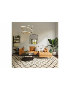 Lampa wisząca LED Rollercoaster w kolorze złotym, 50W, 4200 lumenów - nowoczesne oświetlenie do wnętrz 2