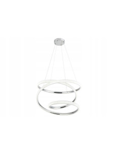 Lampa wisząca LED Anchorage w srebrze – nowoczesny element oświetlenia do eleganckich wnętrz.