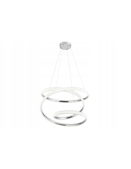 Lampa wisząca LED Anchorage w srebrze – nowoczesny element oświetlenia do eleganckich wnętrz.