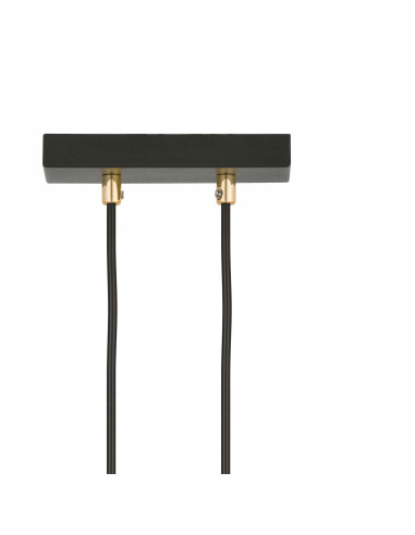 Lampa wisząca GLAM 1 – szklana kula z złotymi akcentami, elegancki dodatek do nowoczesnych wnętrz