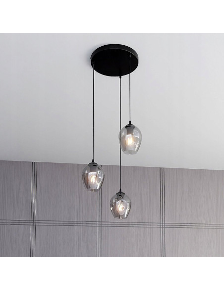 Lampa sufitowa ISTAR 3 - eleganckie oświetlenie w minimalistycznym stylu idealne do salonu i biura