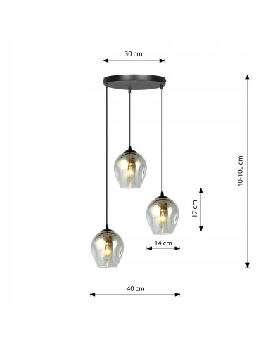 Lampa sufitowa ISTAR 3 - eleganckie oświetlenie w minimalistycznym stylu idealne do salonu i biura