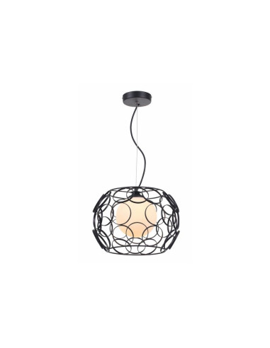 Lampa wisząca Coolio w białym kloszu - nowoczesna i elegancka do salonu, jadalni i biura, stylowy design.