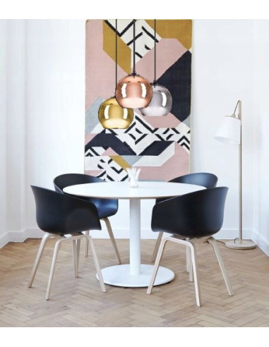 Lampa wisząca MIRROR GLOW 40 cm - elegancki design z efektem lustra do nowoczesnych wnętrz