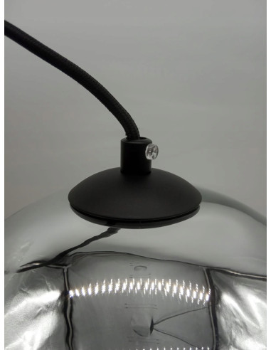 Lampa wisząca MIRROR GLOW 40 cm - elegancki design z efektem lustra do nowoczesnych wnętrz